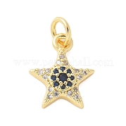 Латунные микро проложить кубического циркония подвески KK-U056-41G