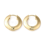 Латунные серьги обруча EJEW-L271-32KCG