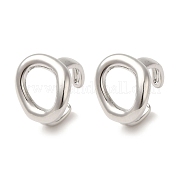 Овальные серьги-манжеты из латуни для женщин EJEW-P280-05P