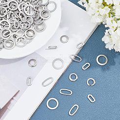 160 шт. 4 стиля соединительных колец из нержавеющей стали 304 STAS-UN0022-76