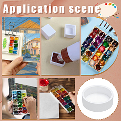 100шт пластиковые пустые емкости для акварели KY-PH0002-23