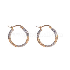 Серьги-кольца из латуни&nbsp;FS-WGA1A3A-01