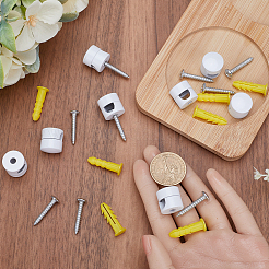 Алюминиевые зажимы для управления кабелем AJEW-WH0502-14A