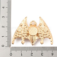 ガラスラインストーンのペンダントとの合金  ハロウィンモチーフ  バット  29x39.5x8mm  穴：3x2.5mm&nbsp;FIND-B033-01B-G