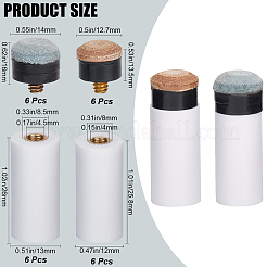 24 шт. 4 аксессуара для бильярда AJEW-CN0002-11