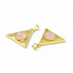 Природного розового кварца подвески G-H283-05A