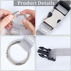 Регулируемые ремни для багажа из полипропилена&nbsp;AJEW-WH20006-83B