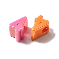 Непрозрачные акриловые бусины с УФ-покрытием&nbsp;SACR-Z007-02E