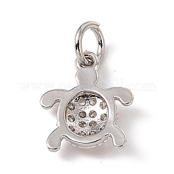 Латунные микро проложить кубического циркония подвески&nbsp;ZIRC-F132-27P