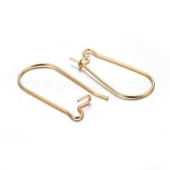 Фурнитура для сережек-колец из нержавеющей стали 304&nbsp;LS-STAS-P223-01G-01