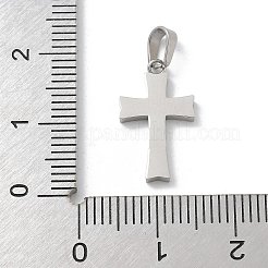 Подвески из нержавеющей стали 304 с микропаве из кубического циркония STAS-Z107-08P-04