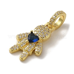 Покрытие стойки латунь микропаве прозрачные подвески из кубического циркония KK-R158-02B-G