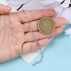 Устойчивые к потускнению 3.28 фут 304 нержавеющая сталь крестообразные цепи X-CHS-K001-56