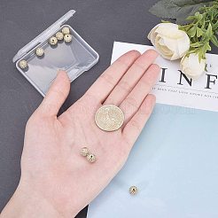 Стойки обшивки латунь кубического циркония бусы ZIRC-NB0001-09