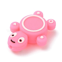 Perles de silicone tortue&nbsp;SIL-WH0002-81C
