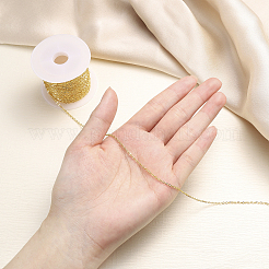 Железные кабельные цепи с латунным покрытием CH-CJ0001-02G