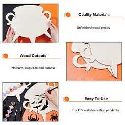 Незаконченные деревянные части&nbsp;WOOD-WH0002-32F