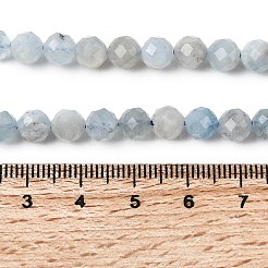 Природные Аквамарин бисер нитей G-RM250101-E13