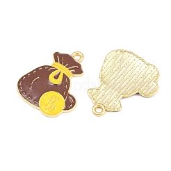 Pendentifs en alliage émaillé sur le thème du cow-boy de l'ouest&nbsp;LS-ENAM-L056-01A-01