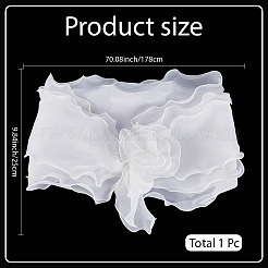 Шифоновая шаль AJEW-WH20054-037A