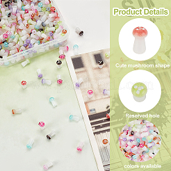 240шт 8 цвета непрозрачные стеклянные бусины GLAA-OC0001-37