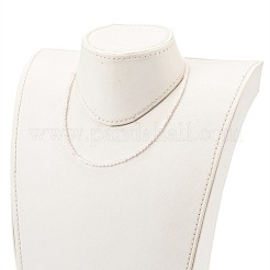 Естественно Розовый кварц бисером ожерелья NJEW-JN03315-02