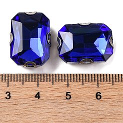 Прямоугольник пришиваем стразами RGLA-L028-05E-11