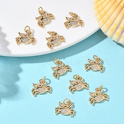Pendentifs en laiton Shegrace sertis de micro-pavés de zircone cubique&nbsp;XGRQ3D017-456G