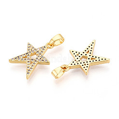 Латунные микро проложить кубического циркония подвески&nbsp;KK-N257-63G