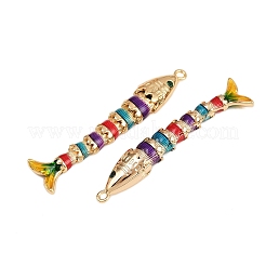 Ottone micro spianare pendenti zirconi&nbsp;KK-H081-05G-02