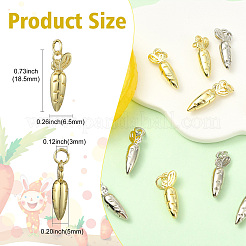 12шт 2 цвета латунные подвески&nbsp;KK-CJ0003-78