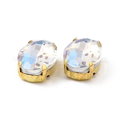 Овал пришиваем стразами&nbsp;DIY-E062-06G-B02