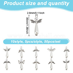 Подвески из сплава и акрила PALLOY-HY00030