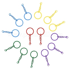 30 шт. 5-цветные железные брелоки с краской для выпечки&nbsp;IFIN-YW0004-07