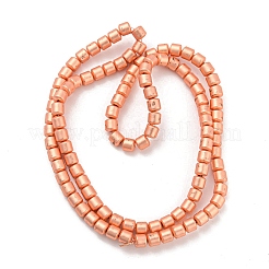 Гальванические нити из синтетических немагнитных гематитовых бусин G-Z032-E02-06RG