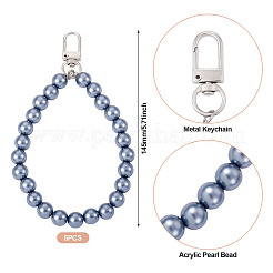 Пластиковые бусины подвесные украшения HJEW-TAC0064-04