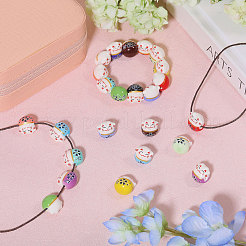 30шт 15 цвета фарфоровые бусины ручной работы PORC-CA0001-20