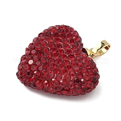 Подвески латунные горный хрусталь KK-K293-48C-G