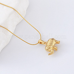 3 шт. европейские ожерелья из нержавеющей стали с подвеской в виде слона для женщин UW0184