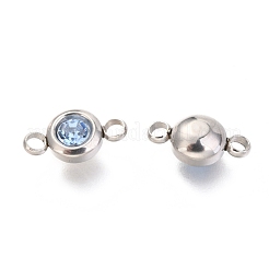 Соединительные элементы из нержавеющей стали 304 со стразами&nbsp;STAS-P237-17P-15
