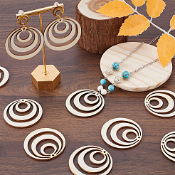 Деревянные большие подвески WOOD-WH0024-155A