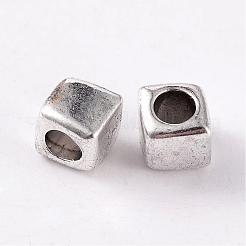 Perline cubiche in argento tibetano&nbsp;AB227-NF