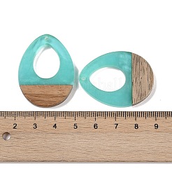 Подвески из смолы и дерева&nbsp;WOOD-F015-17E