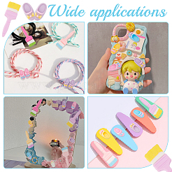 Кабошоны из непрозрачной смолы в 18 стилях&nbsp;RESI-PH0001-65