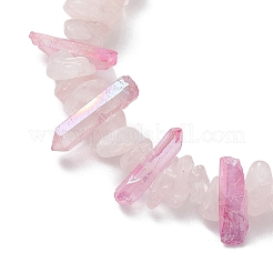 Bracelets extensibles en perles de quartz rose naturel&nbsp;BJEW-TA00494-03