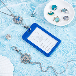 8 шт. 8 стиля кнопок из сплава со стразами&nbsp;FIND-NB0006-36