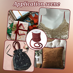 10м бархатный шнур OCOR-OC0001-58B