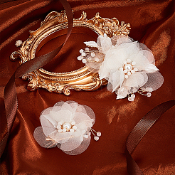 1 комплект свадебных заколок для волос из сплава аллигатора OHAR-GA0001-05