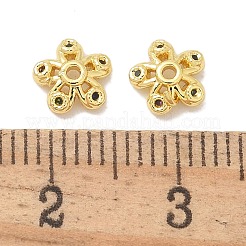 Покрытие стойки латунные микропаве колпачки из кубического циркония KK-K293-23B-G