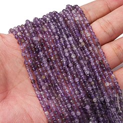 Граненый натуральный аметист&nbsp;LS-G-RM241221-C35-01